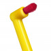 Зубная щетка Revyline SM1000 Single Long 9mm, монопучковая, желтая - красная