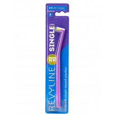 Зубная щетка Revyline SM1000 Single Long 9mm, монопучковая, фиолетовая - салатовая