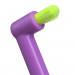 Зубная щетка Revyline SM1000 Single Long 9mm, монопучковая, фиолетовая - салатовая