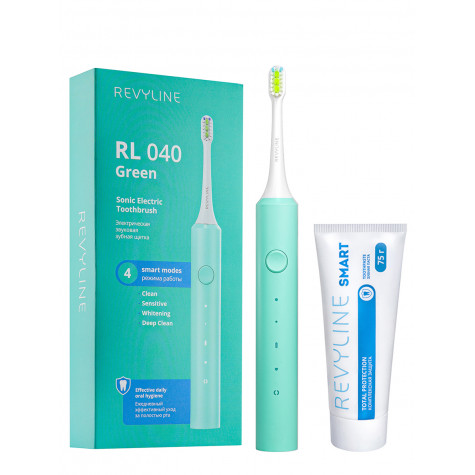 Набор Revyline RL 040 зеленая + Зубная паста Revyline Smart, 75 г