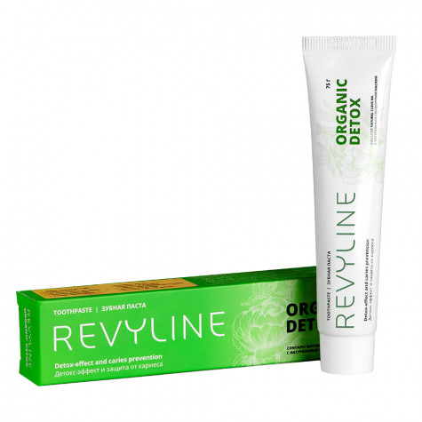 Зубная паста Revyline Organic Detox, 75 г