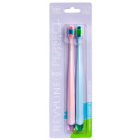 Набор зубных щеток Revyline Perfect 10000 DUO, Pink + Light Blue